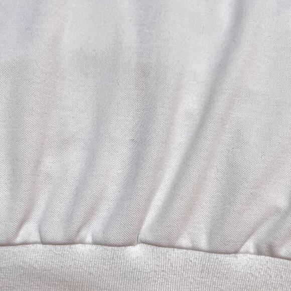 Ace Brand Vintage Y2K Raglan Sleeve Zip Up Jacket White Red Men's Medium Sporty - Picture 5 of 8